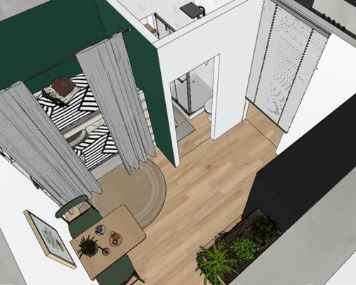 Vue dessin haut 
