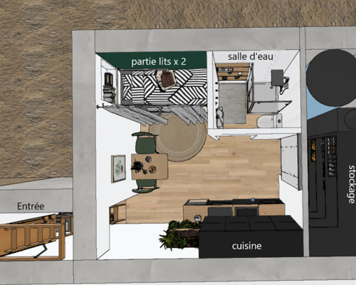 plan vue haut