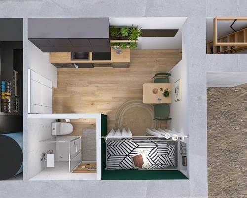 3D vue haute