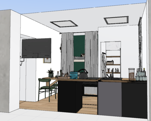 Vue coupe dessin